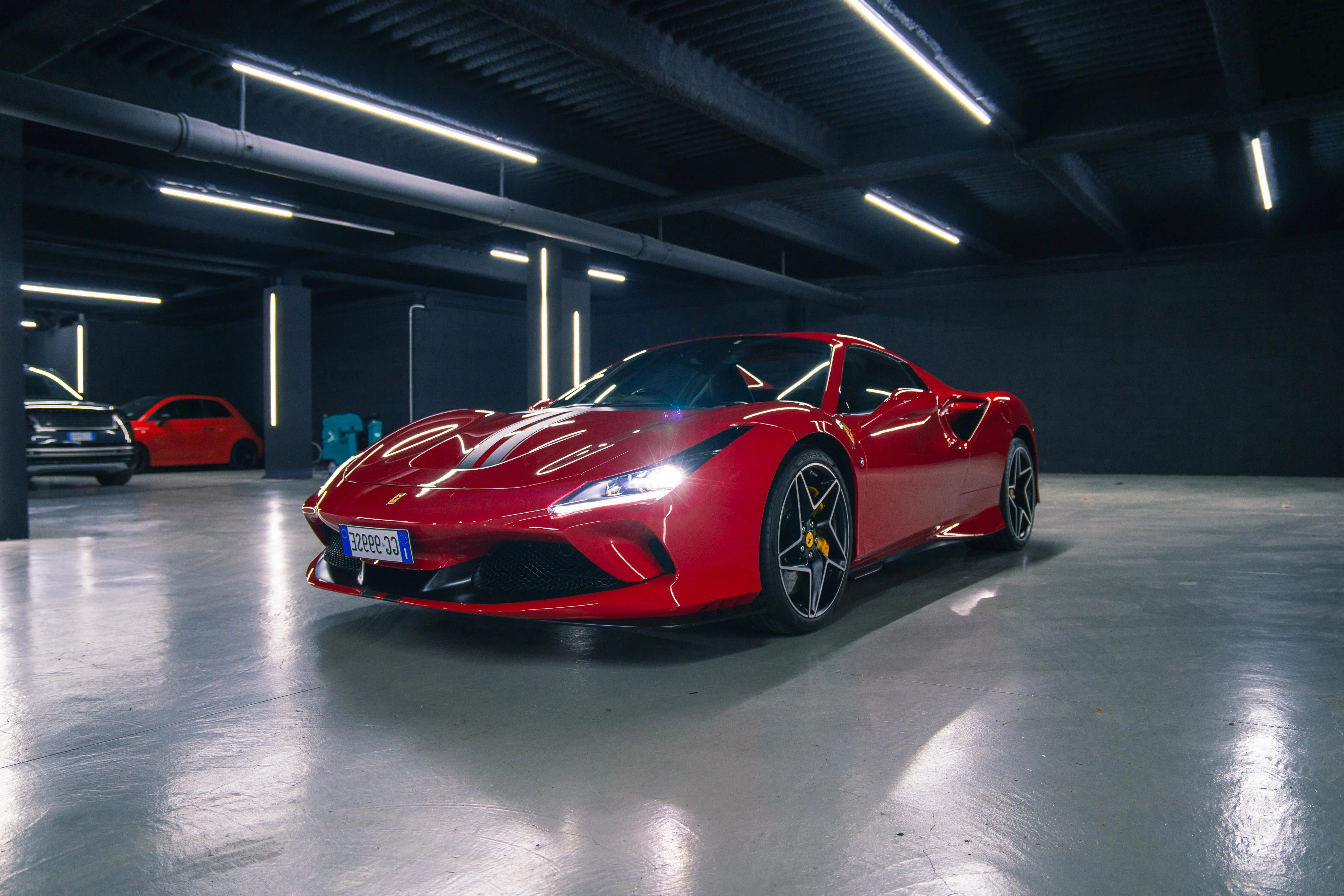 Noleggio Ferrari F8 Spider 2023 Rosso a Milano | Rial Rent