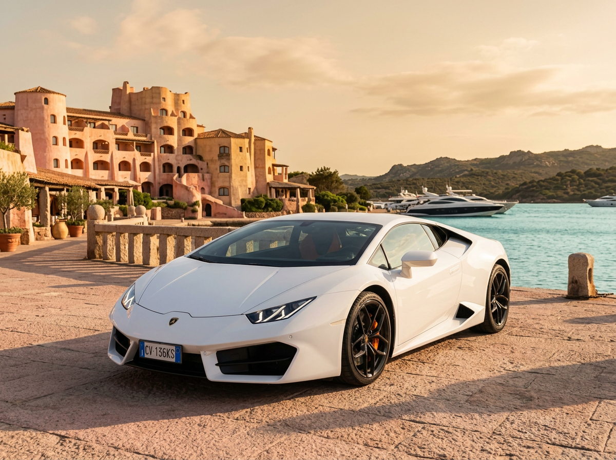 Lamborghini a Cala di Volpe