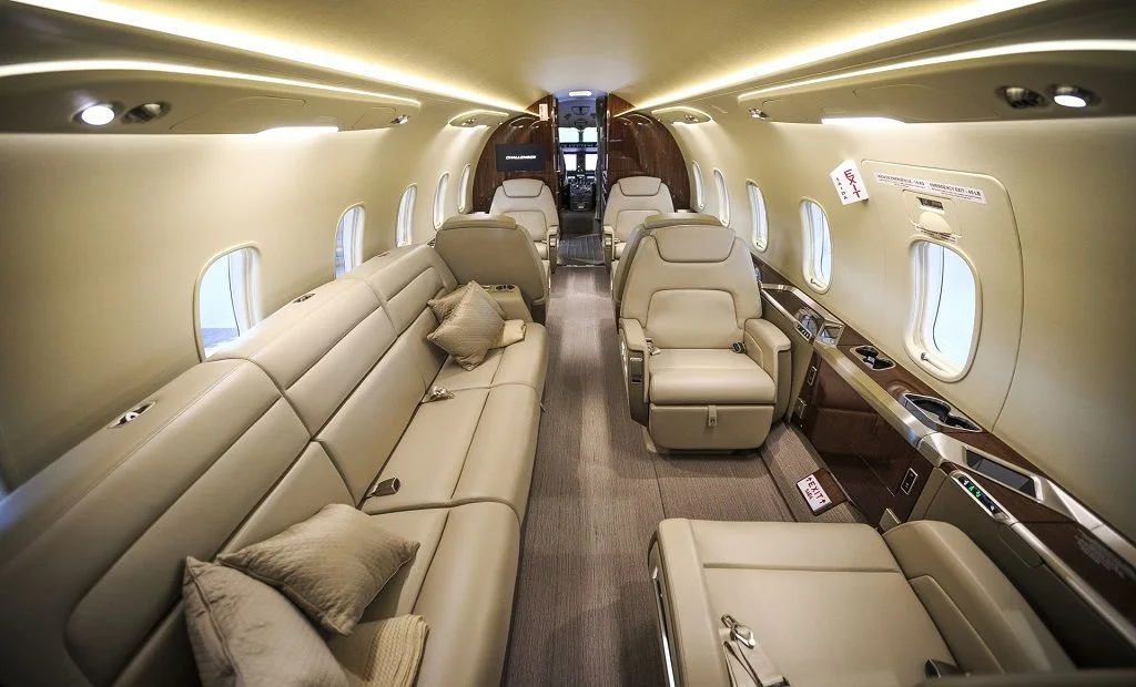 Bombardier Challenger 350 – Gli interni