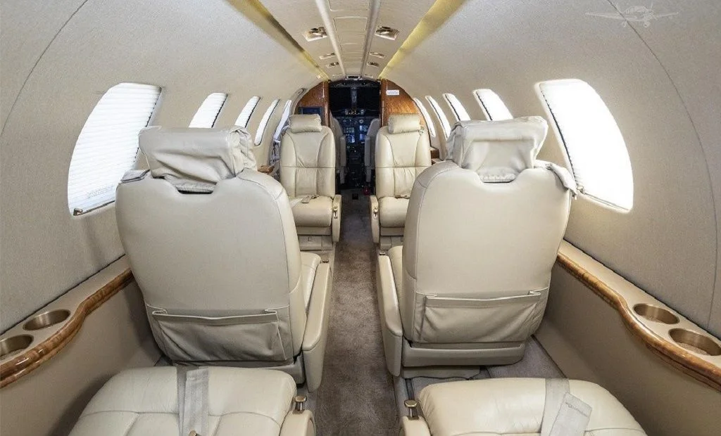 Cessna Citation CJ2 – Gli interni