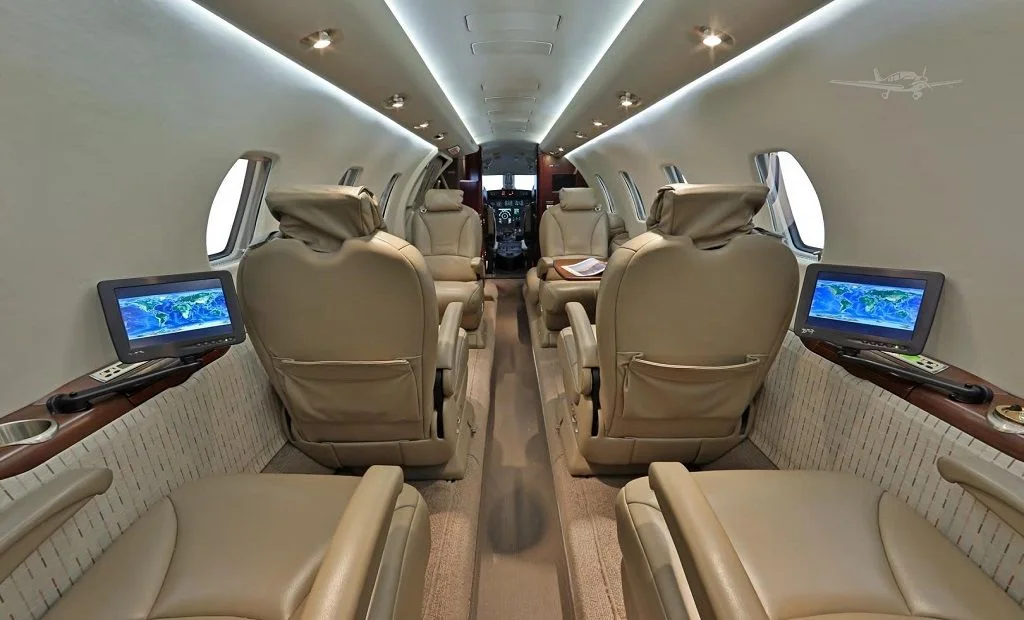 Cessna Citation XLS – Gli interni