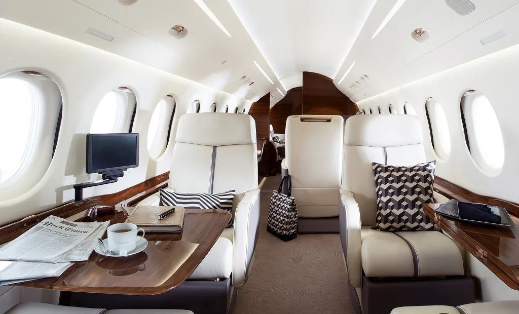 Dassault Falcon 7X – Gli interni