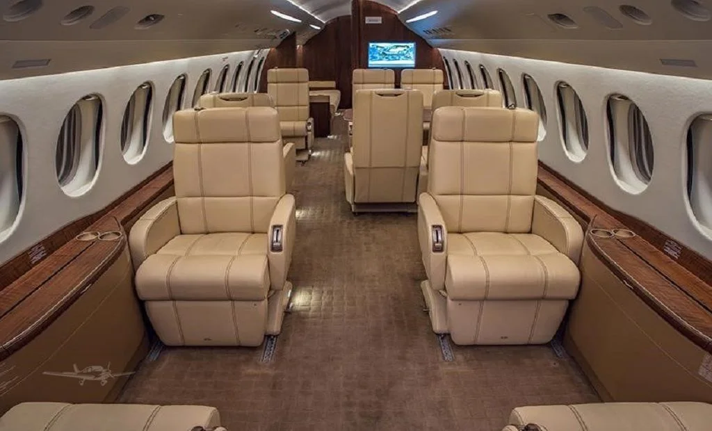 Dassault Falcon 8X – Gli interni