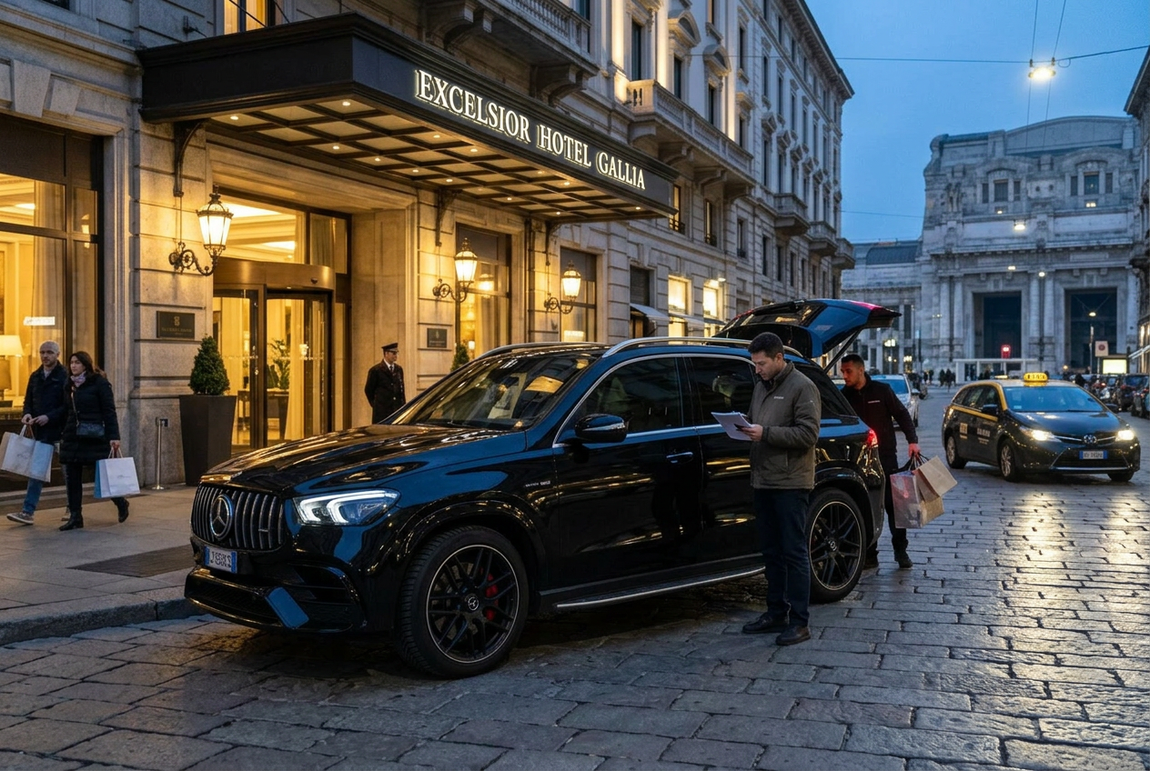 Mercedes-AMG GLE 63 S consegnata all'Excelsior Hotel Gallia di Milano da Rial Rent