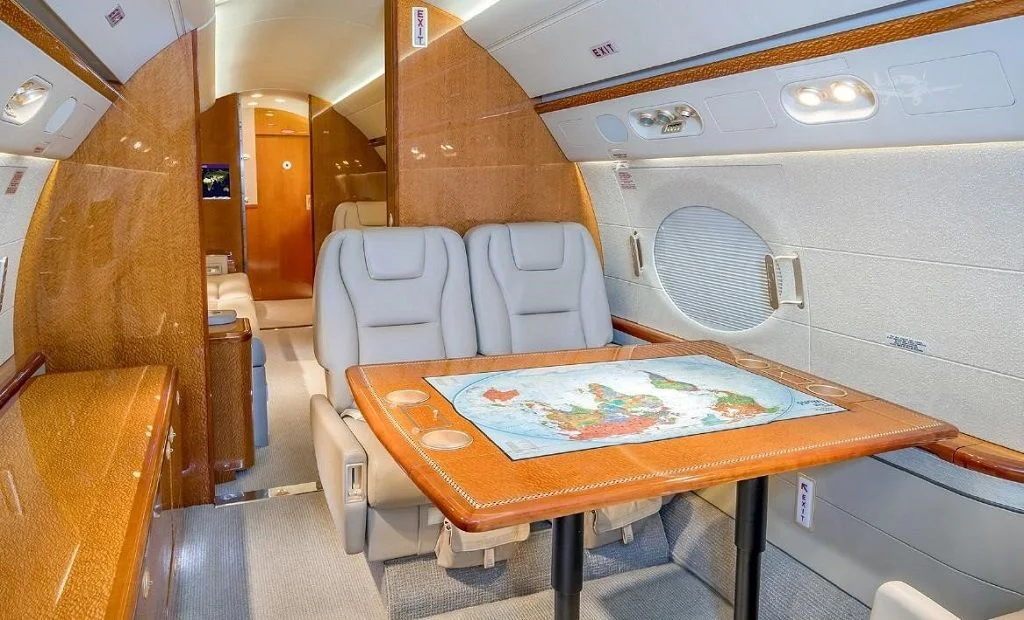 Gulfstream G550 – Gli interni