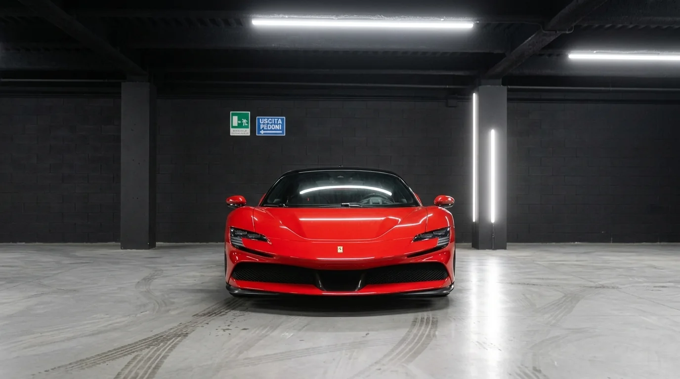 Noleggio Ferrari SF90 Stradale 2024 Rosso Corsa a Basilea | Rial Rent